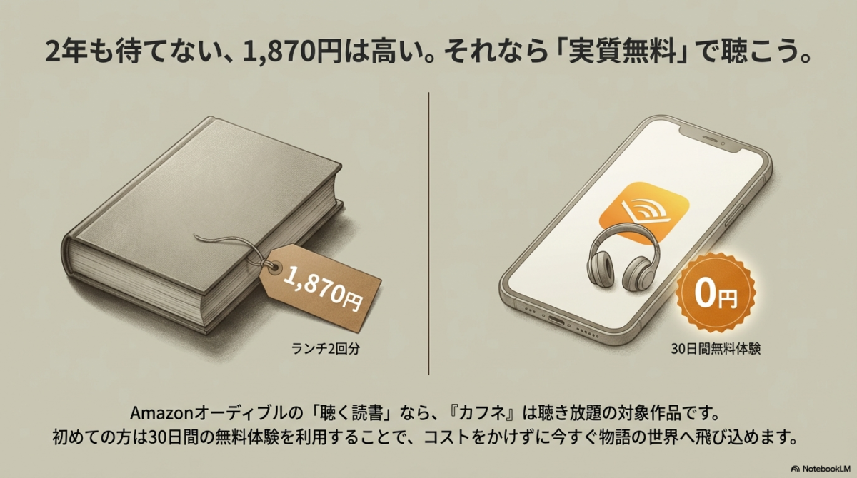 カフネ文庫本より安い!実質0円で楽しむ裏技